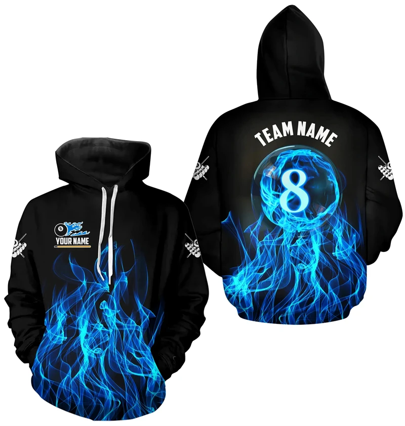 เสื้อฮู้ดลายกราฟิกบิลเลียดใหม่ - 3D Printing Custom บทวิจารณ์และราคา